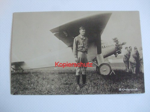 Foto lindbergh vor seinem - /,