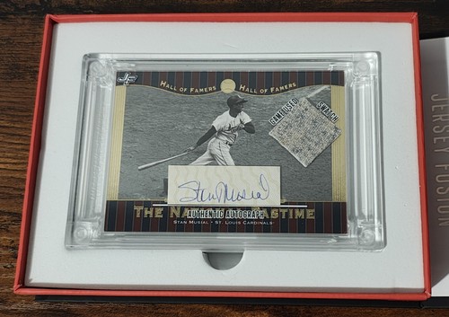 Upper deck stan - musial, auto