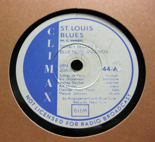 Sidney bechet louis blues - sidney,
