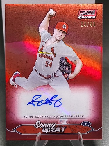 Sonny gray auto red 2024 - auto,