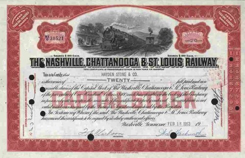 Nashville chattanooga - chattanooga, st