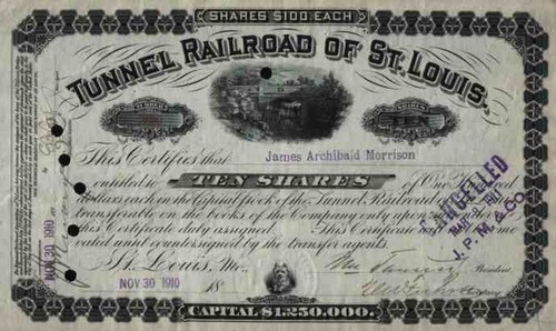 Tunnel terminal railroad - tunnel, of