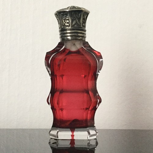 Salzflasche kristall rubin - salzflasche,